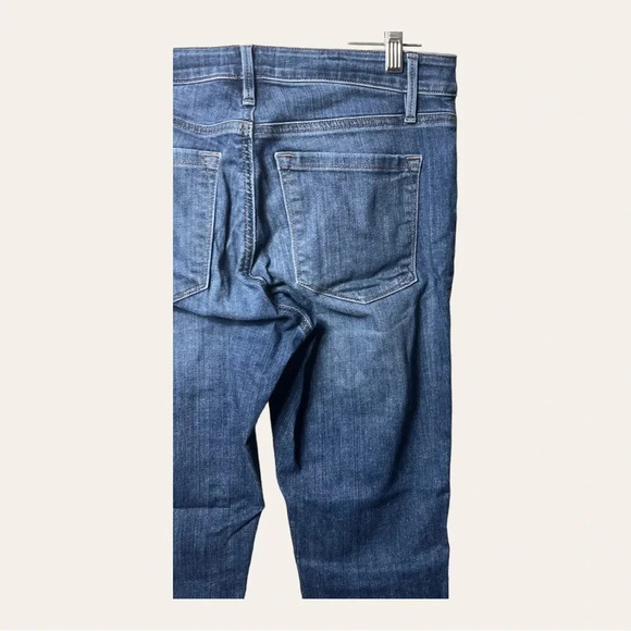 0830. ANN TAYLOR LOFT CURVY SKINNY DENIM JEANS SIZE 26 MEDIUM WASH DENIM COLOR - Picture 7 of 9